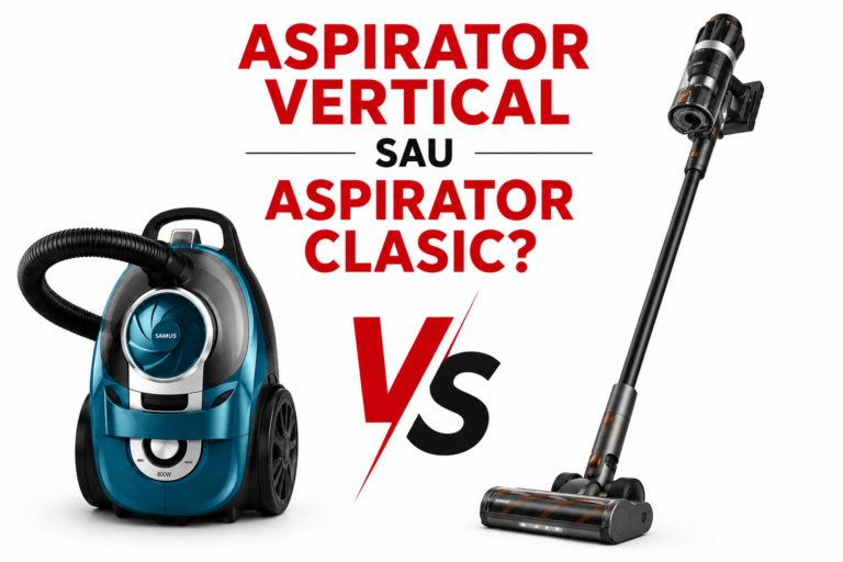 Aspirator vertical sau aspirator clasic? Ce alegere este potrivita pentru tine?