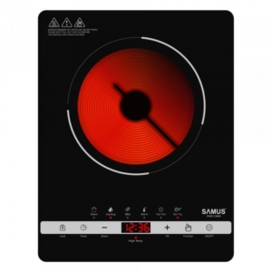 Plita electrica vitroceramica multifunctionala cu infrarosu Samus PSVFE-11BG4